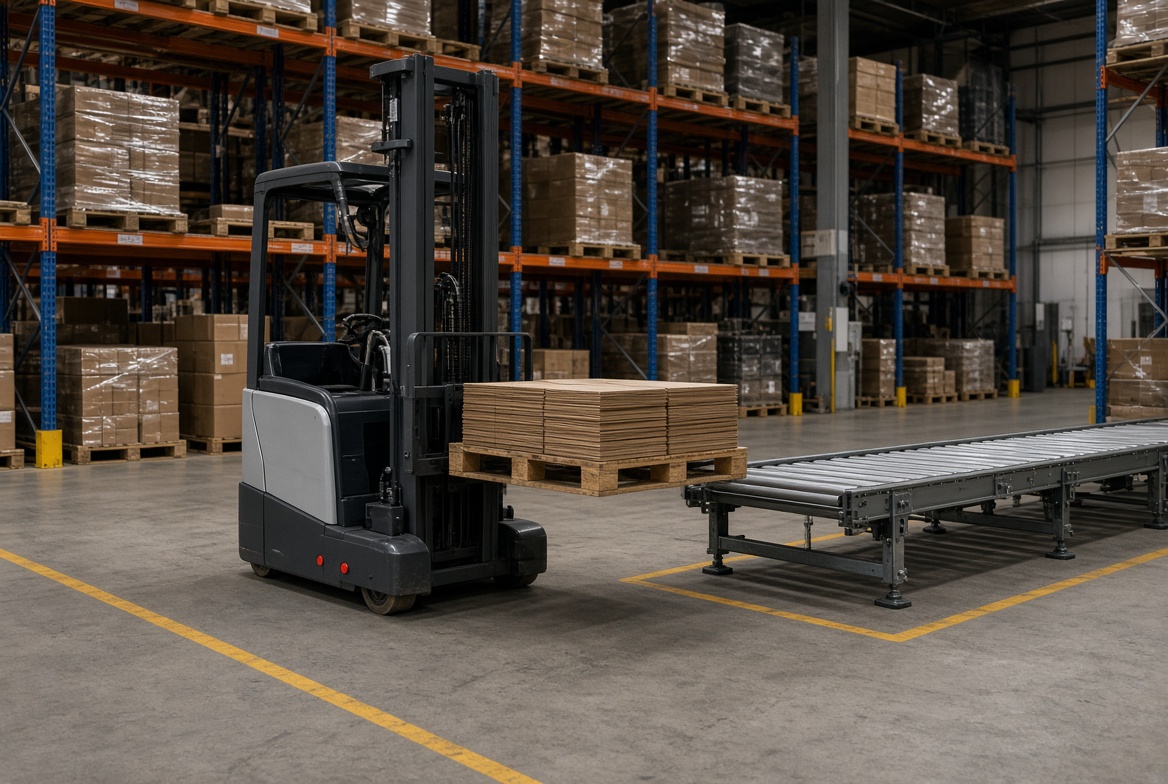 Integrating AGVs with existing conveyors and material handling equipment