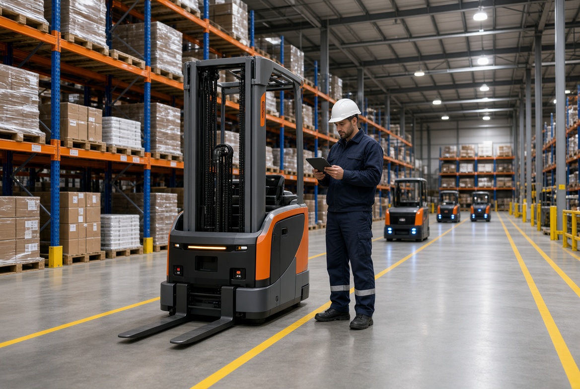 Managing AGV exceptions and reducing manual interventions in a warehouse